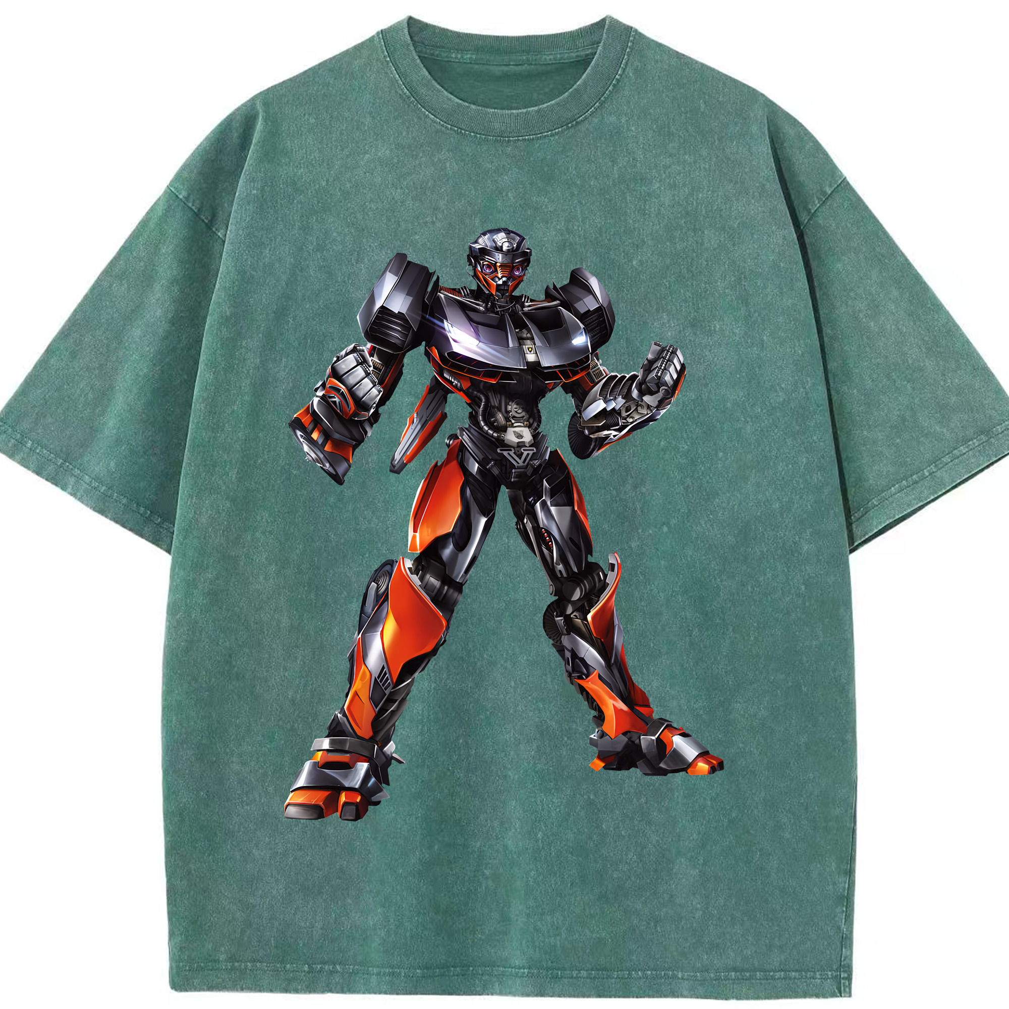 （画像用） Transformers トランスフォーマー 綿100% ヴィンテージ風 半袖Tシャツ（フロントプリント）